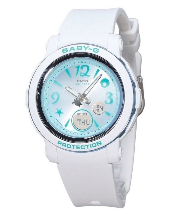 Casio Baby-G Analog Digital Undersea World Resin Rem Blue Dial Quartz BGA-290US-2A 100M dameur