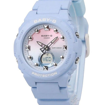 Casio Baby-G Analog Digital Resin Rem Multicolor Urskive Quartz BGA-320-2A1 100M dameur