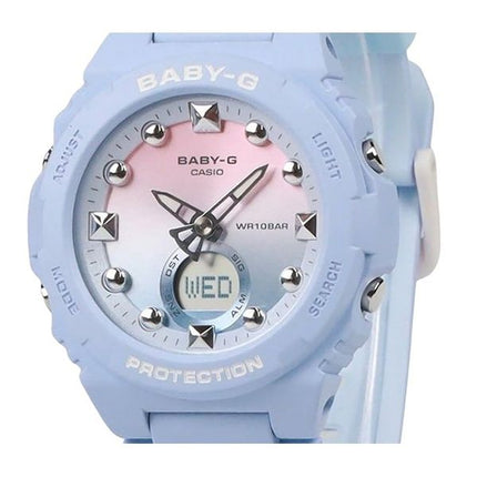 Casio Baby-G Analog Digital Resin Rem Multicolor Urskive Quartz BGA-320-2A1 100M dameur