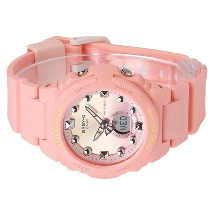 Casio Baby-G Analog Digital Resin-rem Pink Urskive Quartz BGA-320-4A1 100M dameur