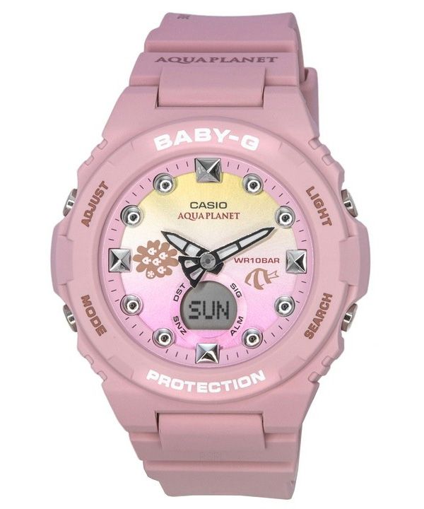 Casio Baby-G Aquaplanet Limited Edition analog digital flerfarvet skive Quartz BGA-320AQ-4A 100M dameur