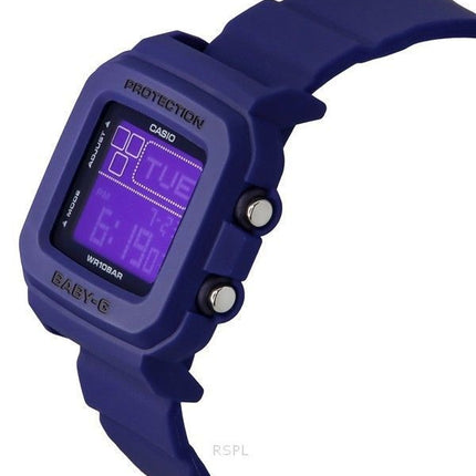 Casio Baby-G Plus Digital 30-års jubilæumsblå harpiksrem Quartz BGD-10K-2 100M dameur med speciel holder