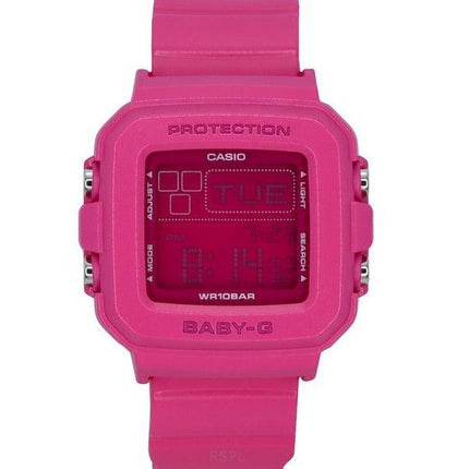 Casio Baby-G Plus Digital 30-års jubilæum Pink Resin Rem Quartz BGD-10K-4 100M dameur med speciel holder