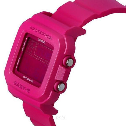 Casio Baby-G Plus Digital 30-års jubilæum Pink Resin Rem Quartz BGD-10K-4 100M dameur med speciel holder