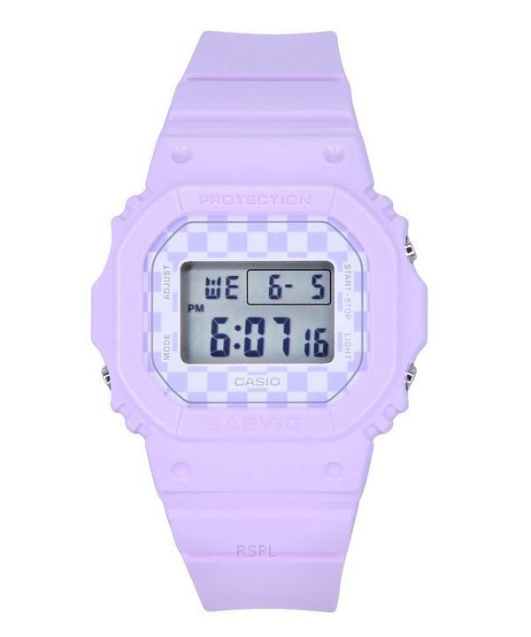 Casio Baby-G Skater Fashion Digital Lilla Resin Rem Quartz BGD-565GS-6 100M dameur