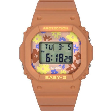 Casio Baby-G Retro Flower Field Digital harpiksrem Quartz BGD-565RP-4 100M dameur