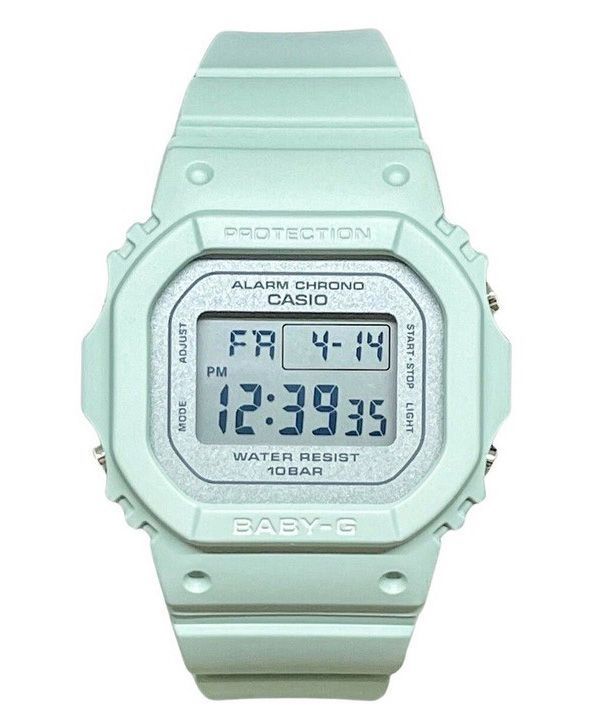 Casio Baby-G digital grøn harpiksrem Quartz BGD-565SC-3 100M dameur