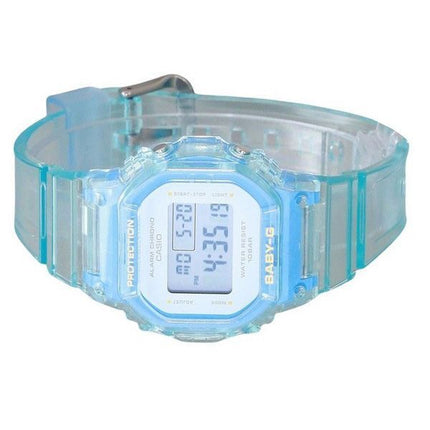 Casio Baby-G Digital Summer Jelly Transparent Lyseblå Resin Rem Quartz BGD-565SJ-2 100M dameur