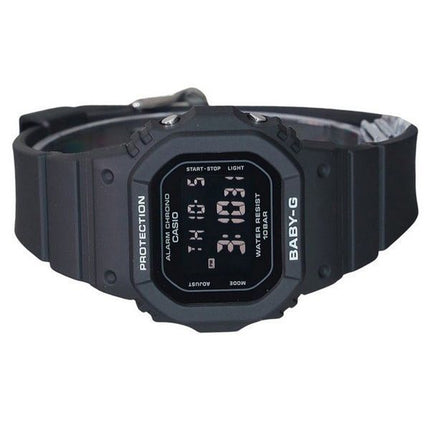 Casio Baby-G digital sort harpiksrem Quartz BGD-565U-1 100M dameur