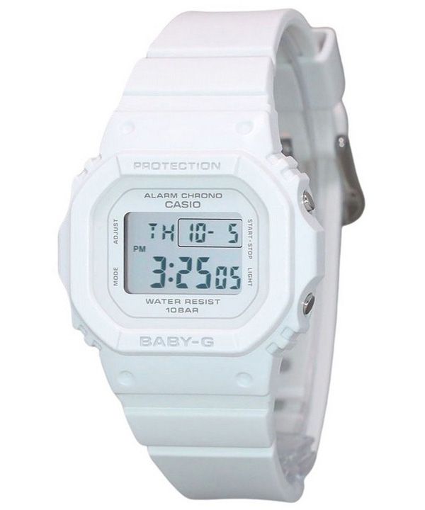 Casio Baby-G digital hvid harpiksrem Quartz BGD-565U-7 100M dameur