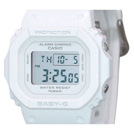 Casio Baby-G digital hvid harpiksrem Quartz BGD-565U-7 100M dameur