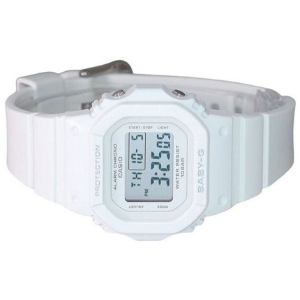 Casio Baby-G digital hvid harpiksrem Quartz BGD-565U-7 100M dameur