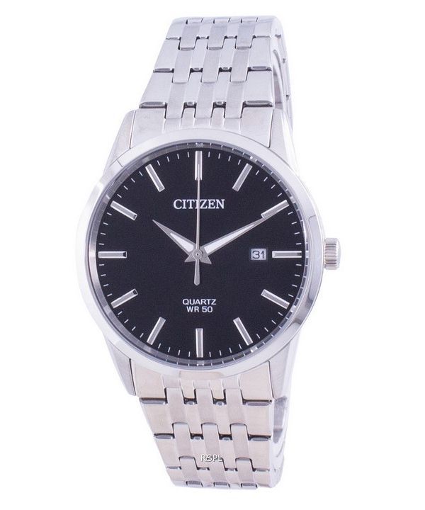 Citizen Black Dial rustfrit stål kvarts BI5000-87E Herreur