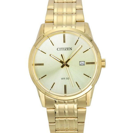 Citizen Gold Tone Rustfrit Stål Champagne Urskive Quartz BI5002-57P Herreur