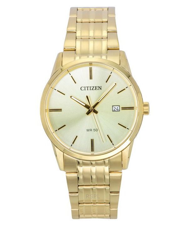 Citizen Gold Tone Rustfrit Stål Champagne Urskive Quartz BI5002-57P Herreur