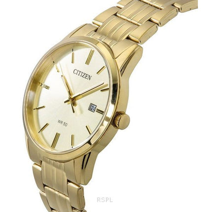 Citizen Gold Tone Rustfrit Stål Champagne Urskive Quartz BI5002-57P Herreur