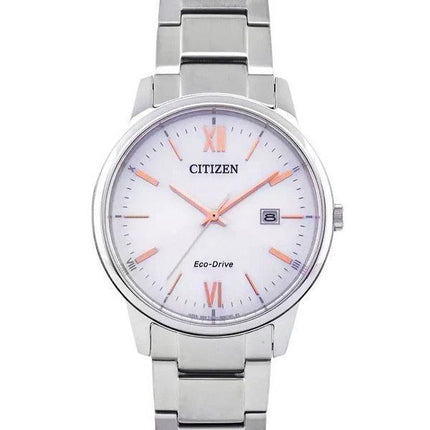 Citizen Eco-Drive rustfrit stål sølvskive BM6978-77A unisex ur