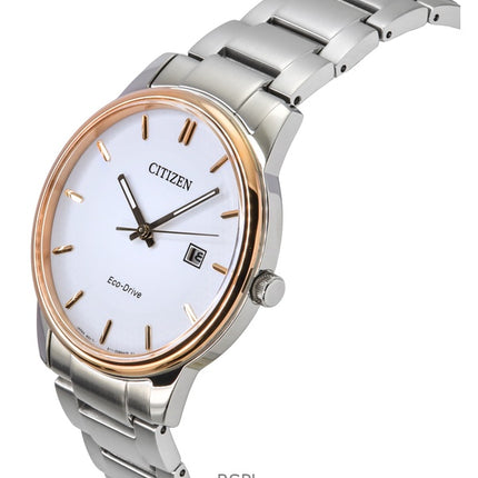 Citizen Eco-Drive rustfrit stål hvid skive BM6979-74A herreur