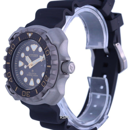 Citizen Promaster Marine Black Dial Eco-Drive Diver&#39,s BN0220-16E 200M herreur