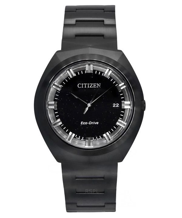 Citizen Eco-Drive 365 rustfrit stål sort skive BN1015-52E 100M herreur