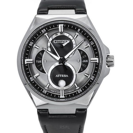 Citizen Attesa Moon Phase Super Titanium Grey Dial Eco-Drive BU0060-09H 100M herreur