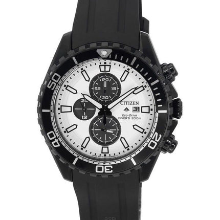 Citizen Promaster Marine Eco-Drive Chronograph White Dial Diver's CA0825-05A 200M herreur