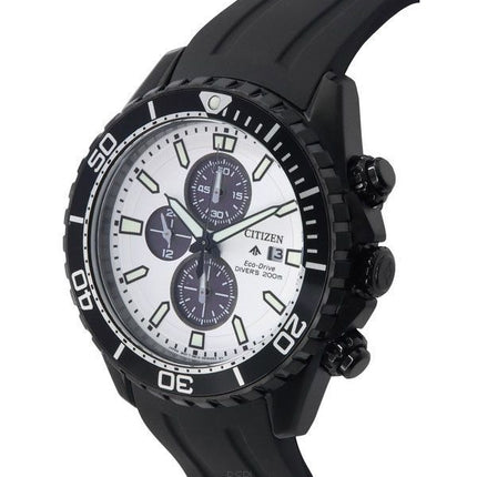 Citizen Promaster Marine Eco-Drive Chronograph White Dial Diver's CA0825-05A 200M herreur