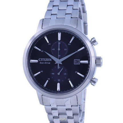 Citizen Classic Chronograph Black Dial Rustfrit stål Eco-Drive CA7060-88E herreur