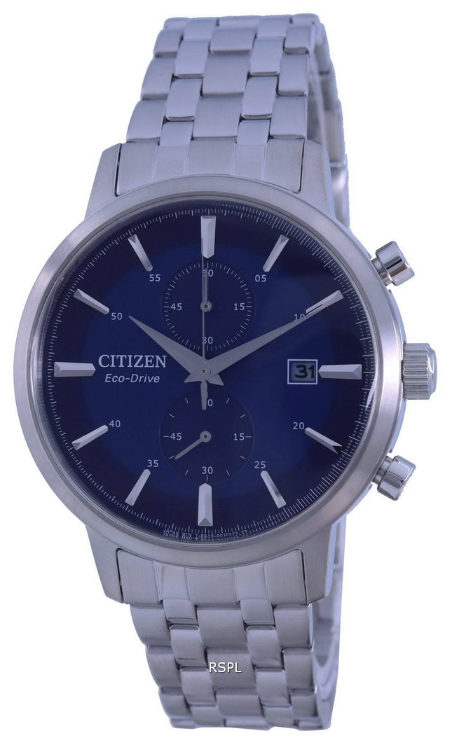 Citizen Classic Blue Dial rustfrit stÃ¥l Eco-Drive CA7060-88L herreur