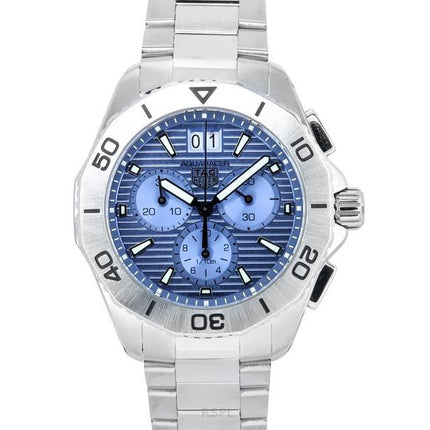 Tag Heuer Aquaracer Professional 200 Dato Chronograph Sunray Blue Dial Quartz Diver&#39,s CBP1112.BA0627 200M herreur