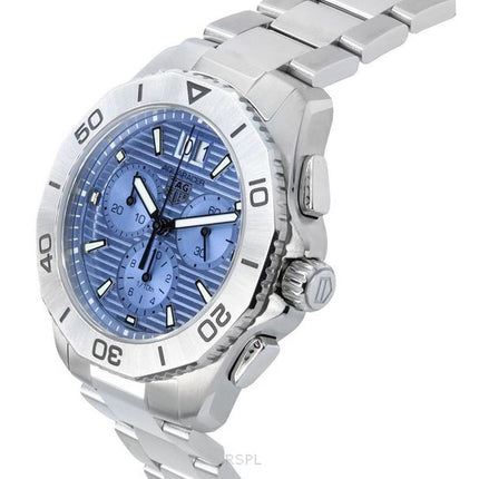 Tag Heuer Aquaracer Professional 200 Dato Chronograph Sunray Blue Dial Quartz Diver&#39,s CBP1112.BA0627 200M herreur