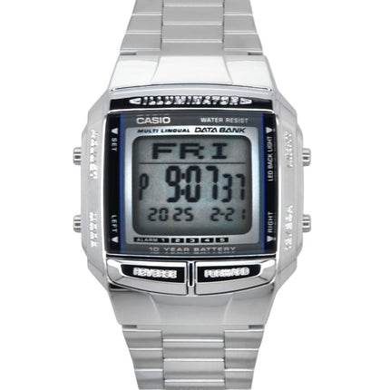 Casio Data Bank Illuminator dobbelt tid Alarm Digital DB-360-1A Herreur