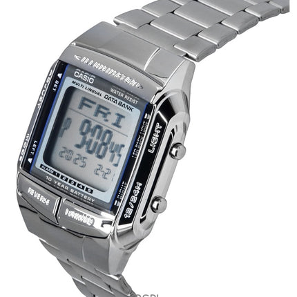 Casio Data Bank Illuminator dobbelt tid Alarm Digital DB-360-1A Herreur