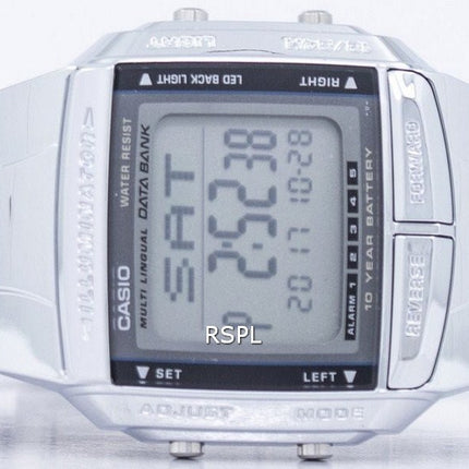 Casio Data Bank Illuminator dobbelt tid Alarm Digital DB-360-1A Herreur