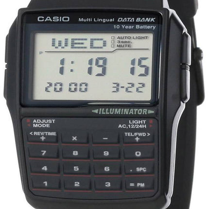 Casio Digital Data Bank 5 Alarm flersprogede DBC-32-1ADF DBC-32-1A Herreur