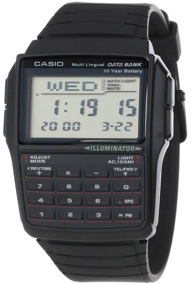 Casio Digital Data Bank 5 Alarm flersprogede DBC-32-1ADF DBC-32-1A Herreur