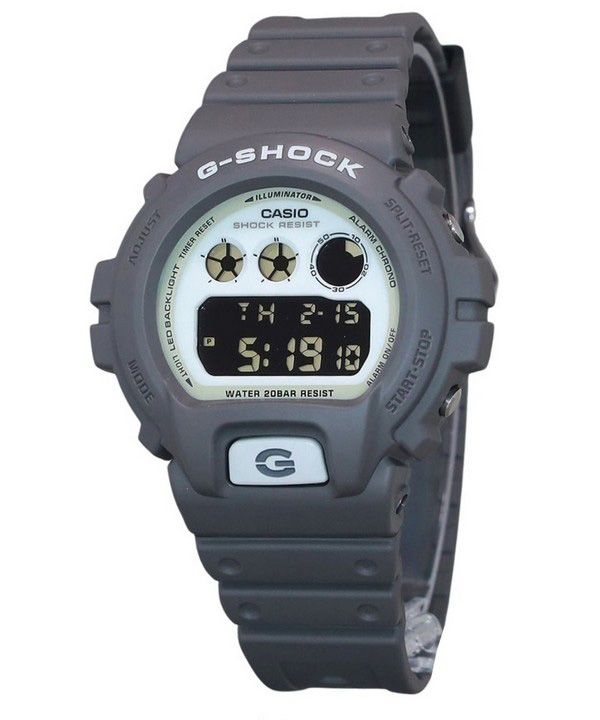 Casio G-Shock Hidden Glow Digital Resin Rem Quartz DW-6900HD-8 200M herreur