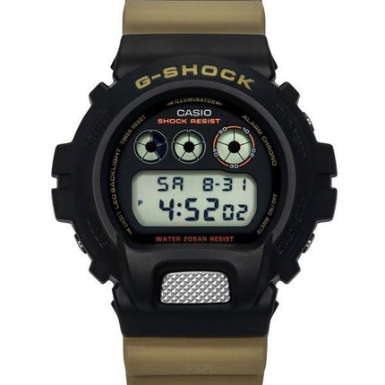 Casio G-Shock Digital Resin Rem Black Dial Quartz DW-6900TU-1A5 200M herreur