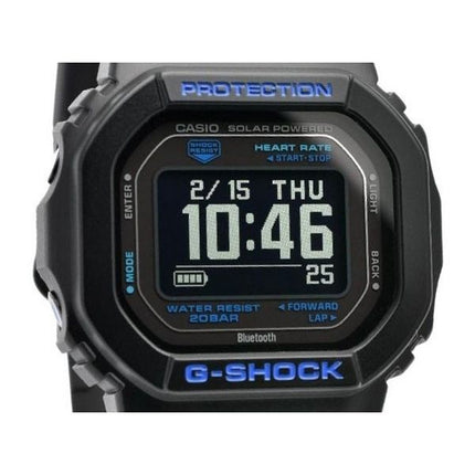 Casio G-Shock G-Squad Digital Smartphone Link Bluetooth Bio Based Resin Solar DW-H5600-1A2 200M herreur