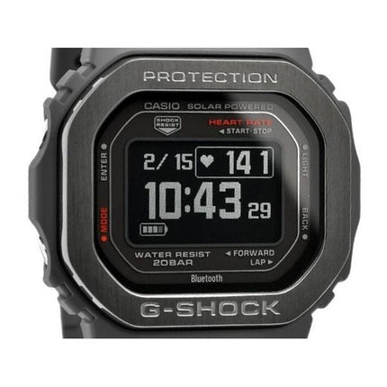 Casio G-Shock G-Squad Digital Smartphone Link Bluetooth Bio Based Resin Solar DW-H5600MB-8 200M herreur