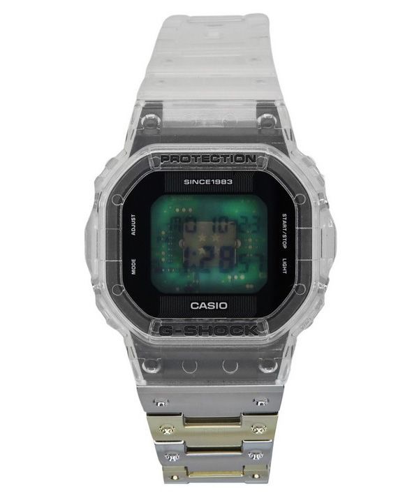 Casio G-Shock 40th Anniversary Limited Edition Digital Clear Remix Transparent Quartz DWE-5640RX-7 200M herreur