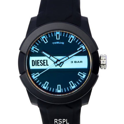 Diesel Double Up Silicon Strap MultiColour Urskive Quartz DZ1982 Herreur