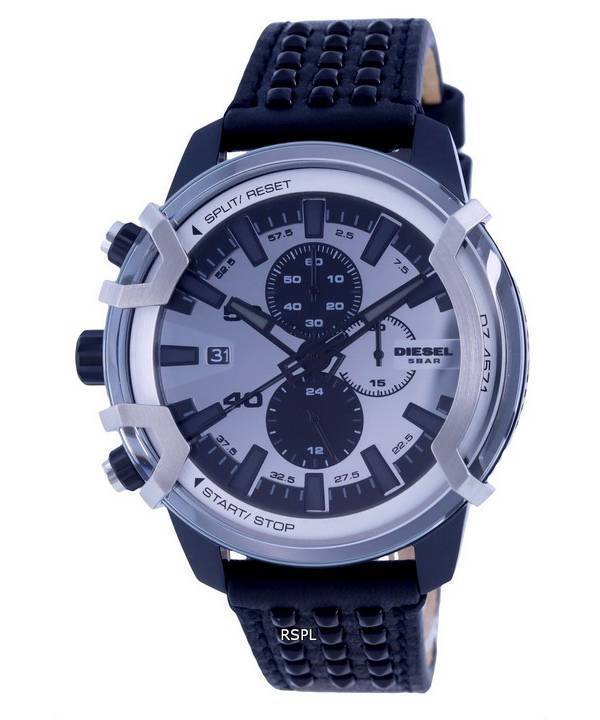 Diesel Griffed Chronograph Læder Quartz DZ4571 herreur