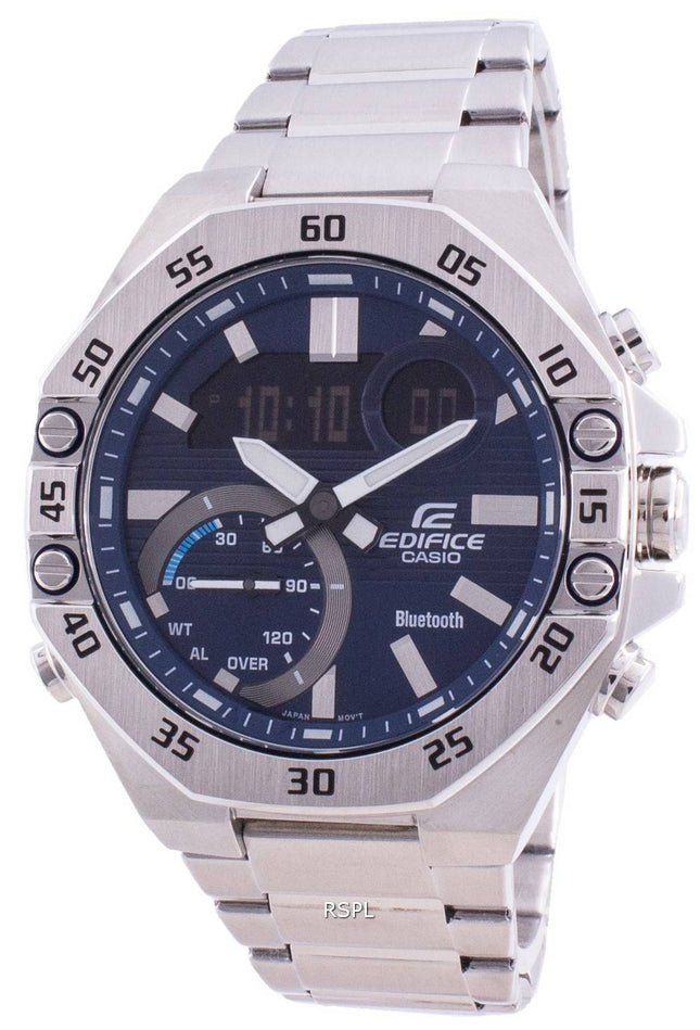 Casio Edifice World Time Mobile Link ECB-10D-2A ECB10D-2 100M Herreur