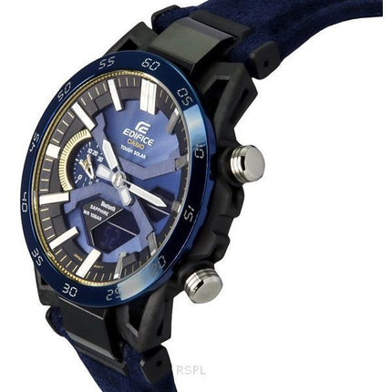 Casio Edifice Sospensione 50-års jubilæum Limited Edition Blue Dial Tough Solar ECB-2000SS-2A 100M herreur