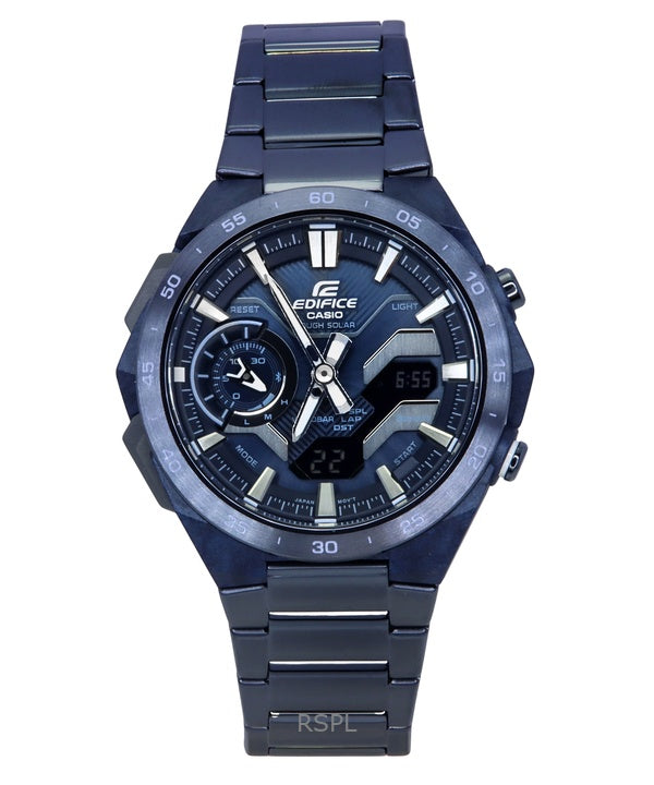 Casio Edifice Windflow Analog Digital Cool Blue Edition Smartphone Link Blue Dial Solar ECB-2200CB-2 100M herreur