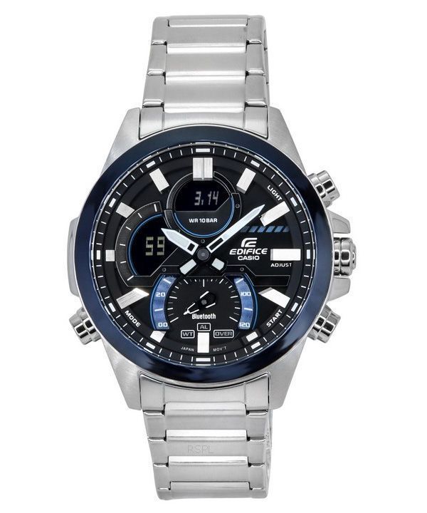 Casio Edifice Smartphone Link Analog Digital Grey Dial Quartz ECB-30DB-1A 100M herreur