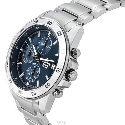 Casio Edifice Analog Standard Chronograph Rustfrit Stål Blå Urskive Quartz EFR-526D-2A 100M herreur