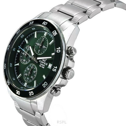 Casio Edifice Analog Standard Chronograph Rustfrit Stål Grøn Urskive Quartz EFR-526D-3A 100M herreur