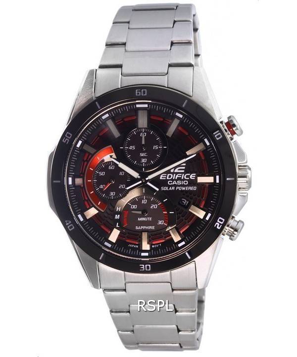 Casio Edifice Chronograph Analog Solar Powered EFS-S610DB-1AV EFSS610DB-1 100M herreur